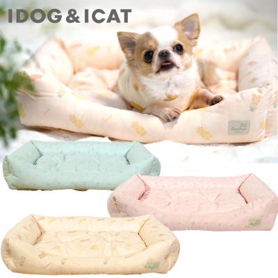 IDOG&ICAT スクエアベッド オリジナル柄
