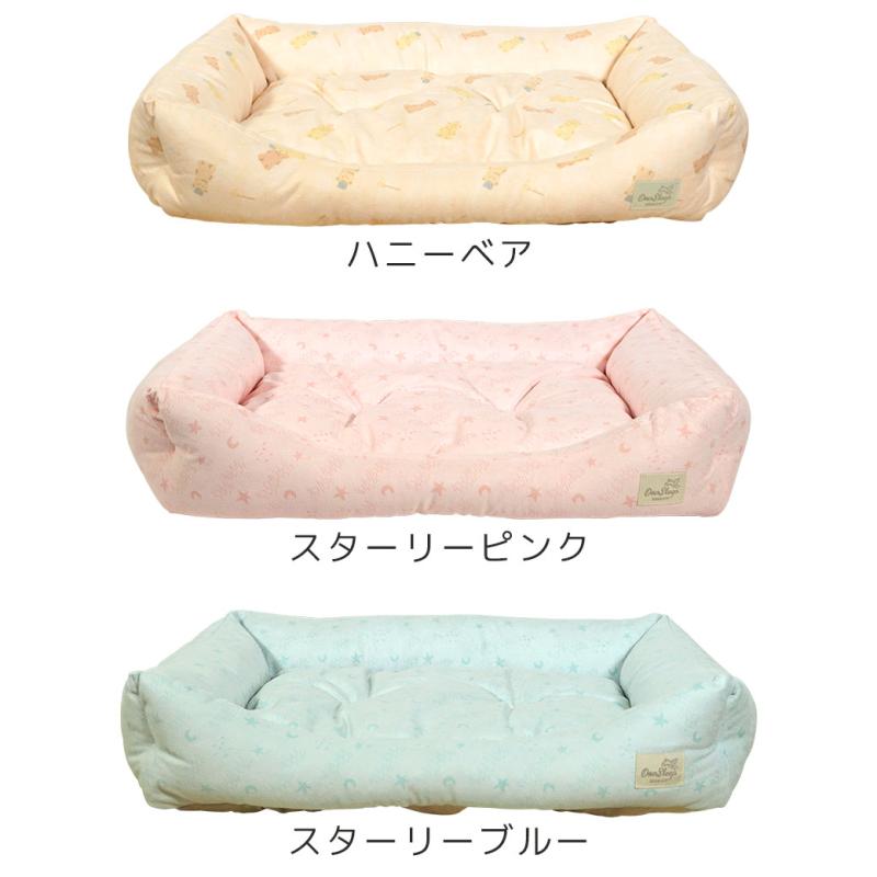 IDOG&ICAT スクエアベッド オリジナル柄