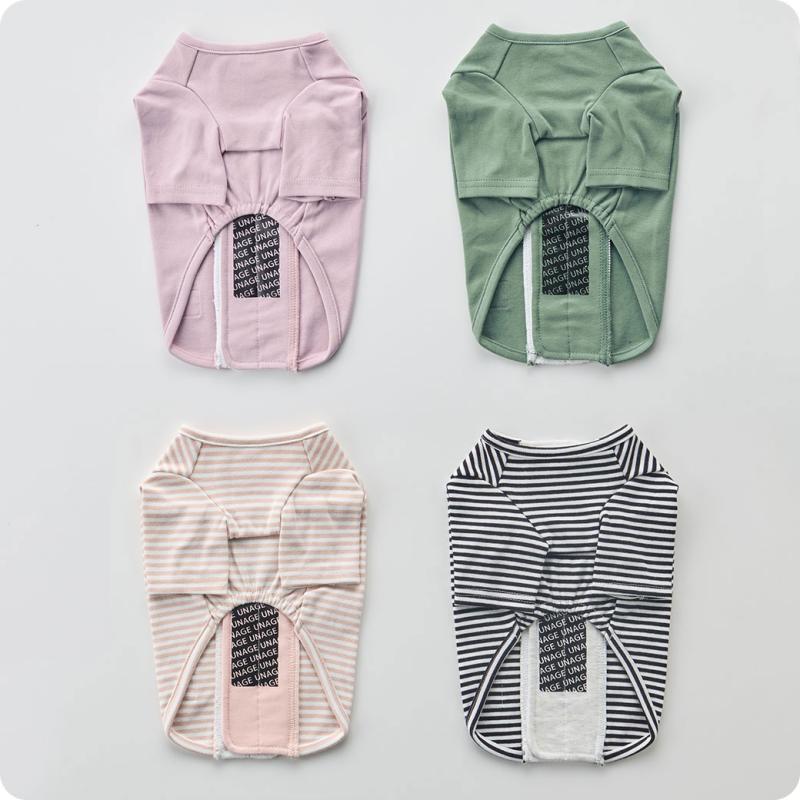 iDog UNAGE ウェルネスウェア 背中開き Tシャツ
