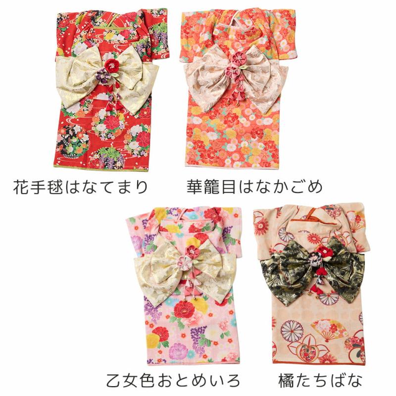 iDog 日本の伝統 華やか晴れ着 花飾り付き
