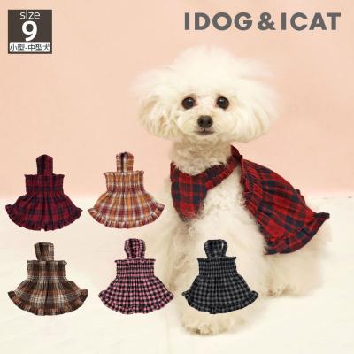 iDog fleur ギャザーフリルワンピ