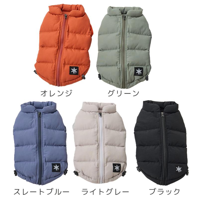 iDog SHIELD COAT 背中開き人工羽毛ジャケット