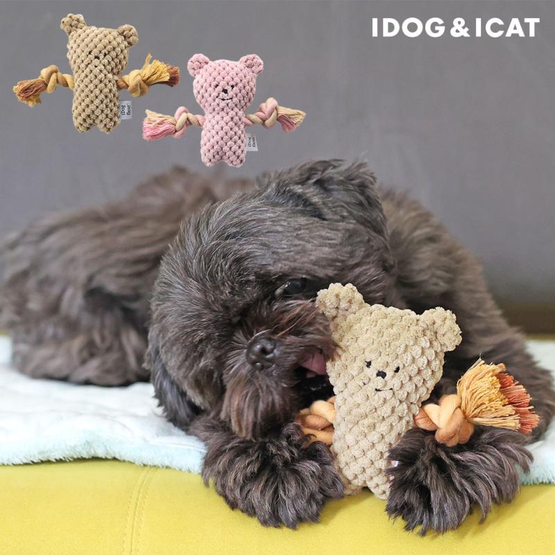 iDog ひっぱりくまさん 鳴き笛入り