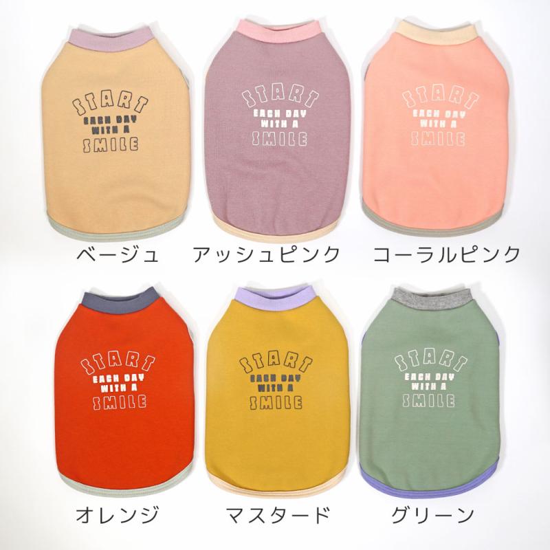 iDog 裏起毛ロゴプリントタンク