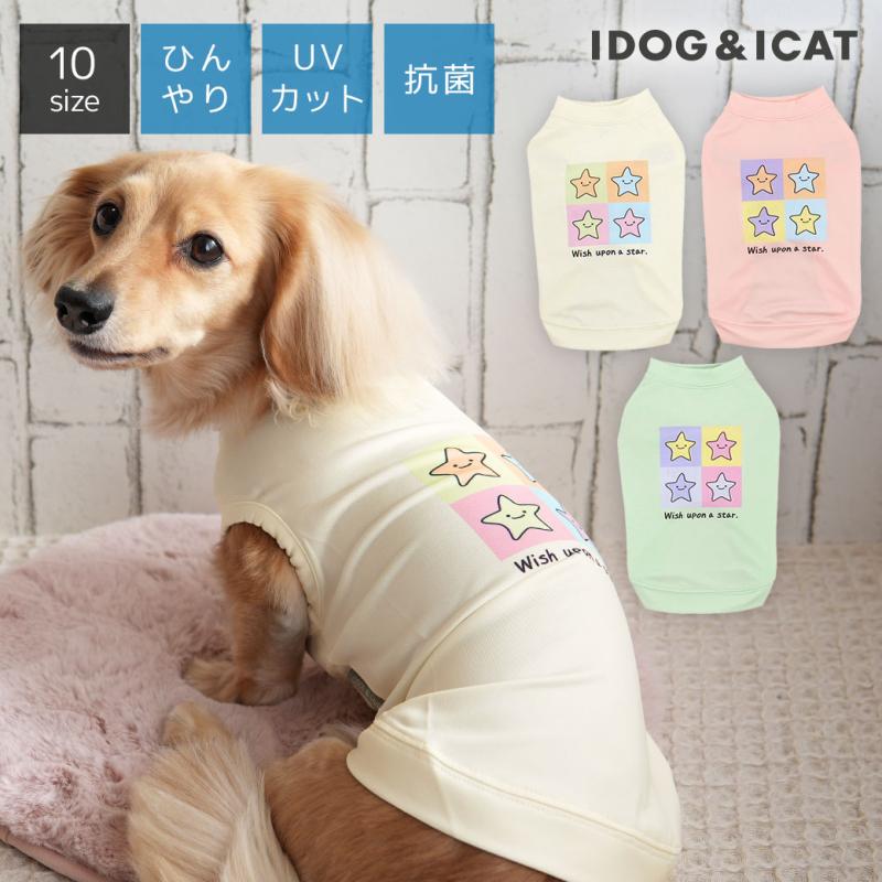 iDog COOL Chill ブロックスタープリントタンク