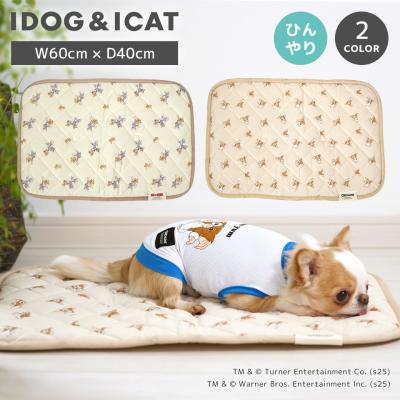 IDOG&ICAT クール ステイキルトマット キャラクター