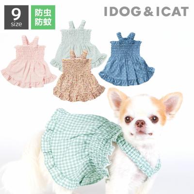 iDog MOSCAPE ギャザーフリルワンピ